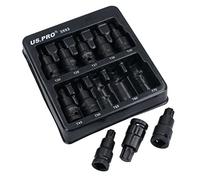 AB Tools - Lot de 10 douilles Torx mâles à choc 1/2" T20-T70 - Ensemble de douilles Torx - Bits