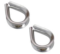 AB Tools Lot de 2 dés à coudre pour corde et fil de 20 mm - Bleu marine A4