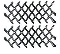 AB Tools Lot de 2 grilles d'aération universelles en plastique pour fenêtre