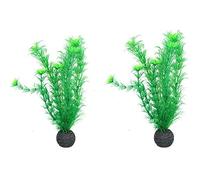 AB Tools Lot de 2 plantes en soie pour aquarium - Hauteur : 20 cm - No4