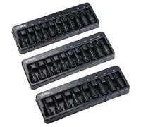AB Tools Lot de 31 embouts hexagonaux peu profonds Torx Torx 3/8"