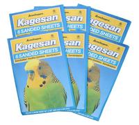 AB Tools Lot de 36 feuilles de papier abrasif pour cage à perruches 25 x 40 cm