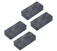 AB Tools Lot de 4 aimants rectangulaires en ferrite en céramique 48 mm x 22 mm x 10 mm pour bureau à domicile