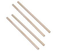 AB Tools Lot de 4 perchoirs en bois pour canari, perruche, calopsitte, perroquet, accessoires pour cage à oiseaux, 40,6 cm