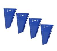 AB Tools Lot de 4 supports de rangement pour clés à molette Bleu