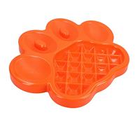AB Tools Mangeoire interactive pour chien Orange Paw - Accessoire alimentaire pour contrôler une alimentation rapide