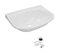 AB Tools Mini lavabo de salle de bain en plastique pour caravane, camping-car, bateau