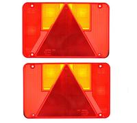 AB Tools Paire de lentilles des feux de remorque Ifor Williams Indespension Remplacement Radex TR183 TR198