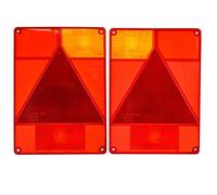 AB Tools Paire de lentilles des Feux de remorque IFOR Williams pour Remplacement Radex Indespension TR196