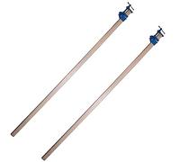 AB Tools Serre-joints à coulisse en aluminium de 60" (1500mm) avec poignée étau support pour banc de travail, lot de 2