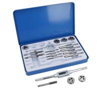 AB Tools-Toolzone Jeu de tarauds et filières de FSB 20pc Standard britannique 3/16 Fine - 1/2" Whitworth TE741
