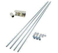 AB Tools Tringlerie Frein de remorque 4m M10 & cbles fileté compensateur à essieu Simple