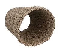 AB TOOLS Tunnel de jeu en jonc de mer pour grands petits animaux lapins 20 x 20 x 30 cm