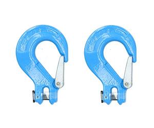 AB Tools-US Pro 2pk élingue sécurité Crochet à Chape Capacité Levage Max. 2tonne pour chaîne 8mm