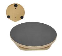 Ab Twister Board - Planche d'exercice en bois | Disque de torsion de taille de sport | Balance Waist Twister, sculpteur abdominal portable pour homme et femme, antidérapant à la maison