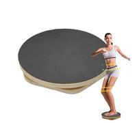 Ab Twister Board Pour L'exercice - Balance Twist Board Avec Noyau En Bois Et Taille Twister | Appareil De Fitness Et Amincissant À Domicile | Disque De Torsion Portatif De Sculpteur Abdominal De Tonif