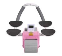Ab Wheel, Fitness Roller, Core Trainer, Automatic Rebound System, Quiet Smooth Motion, Digital Timer Function, Compact Portable Design, Strength Tool for Arm Shoulder Workouts