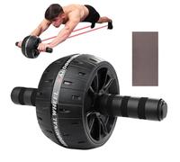 Ab Wheel Roller - Outil D'entraînement Musculaire De Base, Système De Rouleau D'équilibre Corporel | Appareil Avancé De Conditionnement De Force Abdominale, Plate-forme D'amélioration De La Sculpture