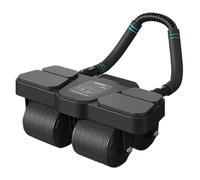 AB Wheel Roller pour entraînement de base, roue AB avec 4 coudes, automatique, entraînement de fitness à domicile pour homme, renforcement musculaire