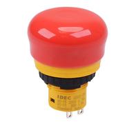 AB6E-3BV02PRH Interrupteur Arrêt d'Urgence 16mm Champignon 30mm 2NC IDEC