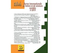 Aba 2015 Revue internationale de lettres et de sciences sociales - Collectif - Dianoia - broché - Revue