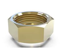 ABA Beul 14003.306.2 Ecrou raccord hexagonal, laiton, 3/8 x 12,5