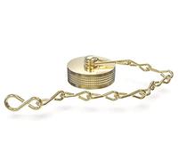 ABA Beul 20014.012.2 Bouchon rond avec chaîne en laiton