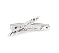 Aba Group 10 Pcs Limes à ongles professionnelles Flaming 100/180 Standard, à usage unique, de qualité, résistantes à l'abrasion, ensemble de limes, fabriquées en UE