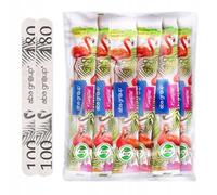 Aba Group Limes à ongles 100/180 droites fines flamants roses paquet sûr, ensemble de limes à ongles professionnelles pour hybrides, 50 pièces