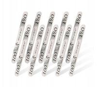 Aba Group Limes a Ongles Set - Kit Ongle - Limes a Ongles Professionnelle Slim (2mm) 10 Pcs - Onglerie Materiel Professionnel - Accessoire Ongle - Grit 100/180 - Forme Droite