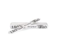 Aba Group Limes a Ongles Set - Kit Ongle - Limes a Ongles Professionnelle Standard (4mm) 10 Pcs - Onglerie Materiel Professionnel - Accessoire Ongle - Grit 180/240 - Forme Droite