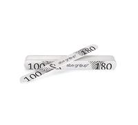 Aba Group Limes a Ongles Set - Kit Ongle - Limes a Ongles Professionnelle Standard (4mm) 25 Pcs - Onglerie Materiel Professionnel - Accessoire Ongle - Grit 180/240 - Forme Droite