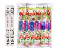 Aba Group Lot de 100 limes à ongles 180/240 droites et minces Flamant rose Emballage sûr Ensemble de limes à ongles professionnelles fabriquées en Europe