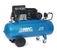 Abac - Compresseur à pistons bi-étagés 400 V Tri 270 L 41 m3/h 5.5 CV avec roues - B5900B/ G