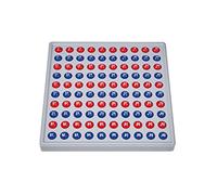 Abaco 100 mit Zahlen, rot/blau