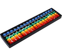 Abacus Arithmétique Mathématique Jouet De Comptage 17 Chiffres Tiges Avec Des Perles Colorées Outil D'aide À L'apprentissage Des Mathématiques Boulier Chinois