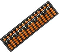 Abacus Arithmétique Traditionnel,Abacus,Enfants Mathématiques Outil De Calcul Éducatif,Fyore Boulier Chinois Vintage En Bois À 15 Chiffres,Abacus Chinois Calculatrice Ca E,Brun,1 Pièce[Z640]
