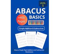 Abacus Basics-Level 1: Abacus Single Digit Addition and Subtraction worksheets