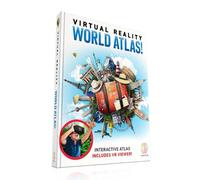 Abacus Brands Livre interactif VR World Atlas Book - Explorez et découvrez des pays, des cultures, des monuments et des merveilles du monde en VR/AR