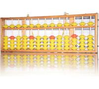 Abacus chinois,Abacus, Boulier en bois à 13 colonnes, outil de comptage mathématique for étudiants, enseignant, démonstration en classe, boulier 22,8 x 8 x 1,3