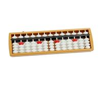 Abacus chinois vintage 13 chiffres Abacus Math Calcul Tool pour enfants professionnels arithmétiques calculant l'outil de comptage d'éducation