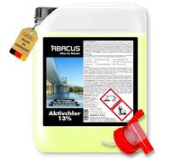 ABACUS Chlore liquide 13-15% | Bidon de 5 l | Désinfectant pour piscine | Chlore actif pour eau claire | Pour chloration continue