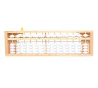 Abacus Jeu Boulier Chinois, Outil De Calcul Mathématique, Calculatrice Ancienne À 13 Lignes Avec Bouton Réinitialisation, For Débutants Aide au Calcul