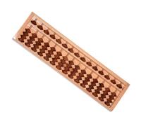 Abacus Jeu Boulier En Bois À 15 Colonnes, Calculatrice Professionnelle, Outil Fonctionnel Et Pédagogique Aide au Calcul