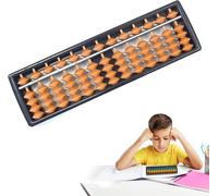 Abacus Mathematical, Calculatrice Chino D'Abacus, Soroban Enfan, Vieux Abaque Chinois, Enfants Mathématiques Outil De Calcul Éducatif, Pour Étudiants, Bureau, Maison (13 Chiffres)[Z1136]