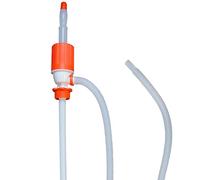 ABACUS® Pompe à fût résistante aux acides - Avec tuyau d'aspiration de 84 cm de long et tuyau de sortie de 130 cm de long (5140)