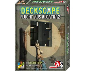 ABACUSSPIELE 38201 - Deckscape - Évasion d'Alcatraz, Jeu de Cartes, argenté