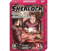 ABACUSSPIELE Sherlock 48211 - Jeu de Cartes - Séance avec Un Mort - Argenté