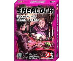 ABACUSSPIELE Sherlock 48211 - Jeu de Cartes - Séance avec Un Mort - Argenté