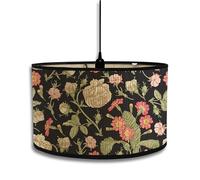 Abad-jour en bambou rétro, abat-jour en forme de tambour rond pour tables ou lustres, adapté aux lustres de plafond simples (Style 3)